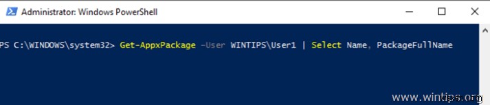 PowerShell로 Windows 10/8.1/8에 설치된 모든 앱과 패키지 확인하는 방법