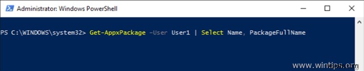 PowerShell로 Windows 10/8.1/8에 설치된 모든 앱과 패키지 확인하는 방법