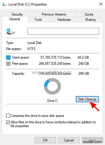 Windows 디스크 정리(Disk Cleanup)로 디스크 공간 확보하는 방법 (7/8.1/10)