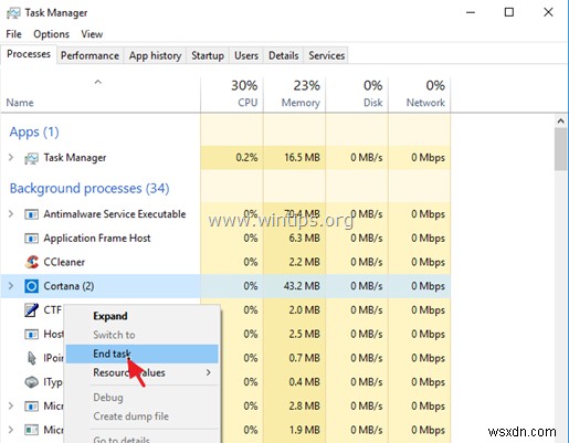 윈도우 10 Cortana 검색이 작동하지 않고 결과가 나오지 않을 때 해결 방법