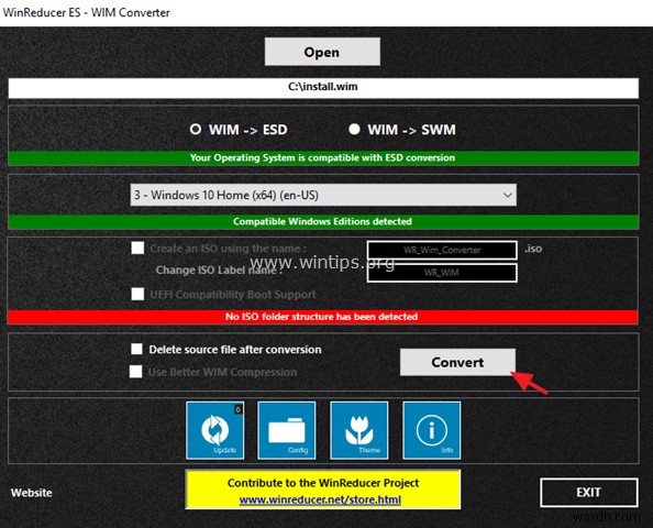 install.wim ↔ install.esd 상호 변환하는 4가지 방법 (DISM·ESD2WIM·WinReducer·NTLite)
