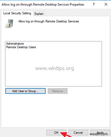 [해결됨] Windows Server 2016  원격 데스크톱 서비스를 통해 로그인할 권한이 필요합니다  오류 수정 방법