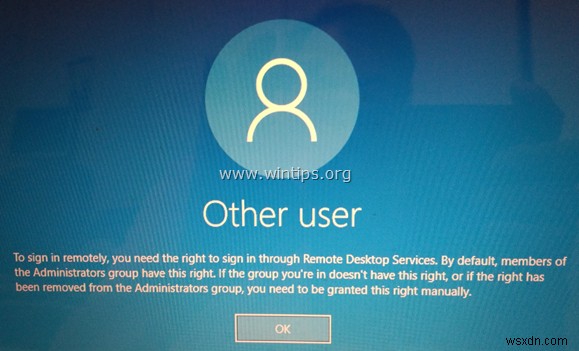 [해결됨] Windows Server 2016  원격 데스크톱 서비스를 통해 로그인할 권한이 필요합니다  오류 수정 방법