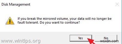 Windows 10/8/7에서 하드 드라이브 미러링 분리 및 제거하는 방법