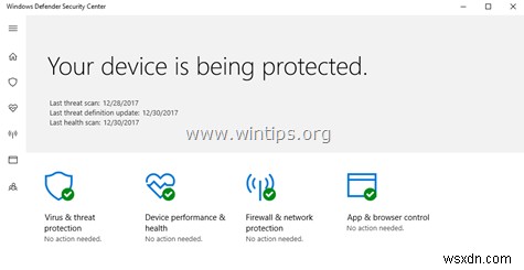 Windows 10에서 Windows Defender 바이러스 백신 및 방화벽 완전히 비활성화하는 방법