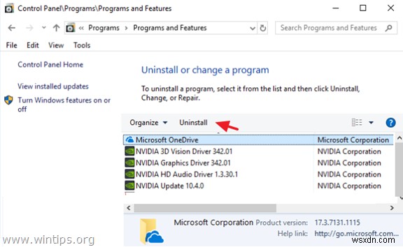 Windows 10/8/7에서 OneDrive 비활성화, 제거 및 재설치하는 완벽 가이드