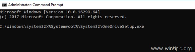 Windows 10/8/7에서 OneDrive 비활성화, 제거 및 재설치하는 완벽 가이드