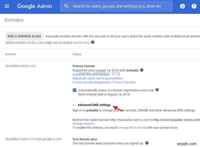 Google Apps(G Suite) 도메인 웹사이트를 다른 호스팅 업체로 이전하는 방법