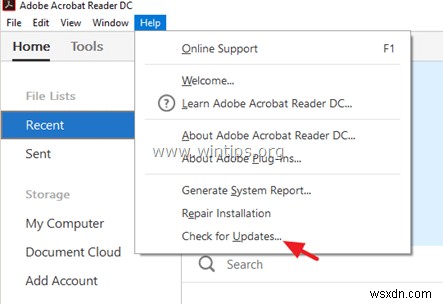 어도비 리더 DC(Adobe Reader DC) 자동 업데이트 완전히 비활성화하는 방법