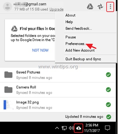 Windows 작업 스케줄러로 Google 백업 및 동기화 예약 설정하는 방법