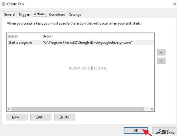Windows 작업 스케줄러로 Google 백업 및 동기화 예약 설정하는 방법