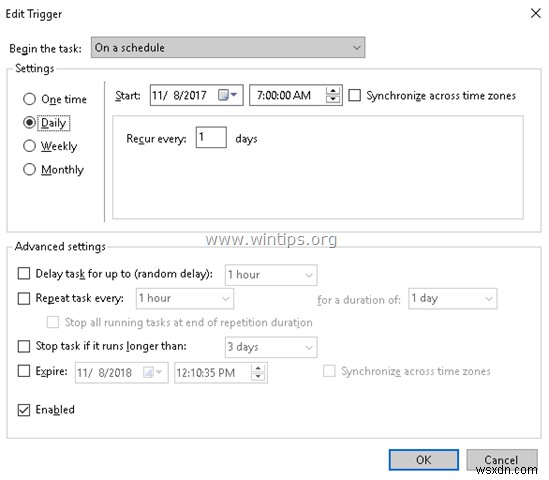 Windows 작업 스케줄러로 Google 백업 및 동기화 예약 설정하는 방법