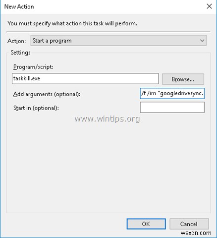 Windows 작업 스케줄러로 Google 백업 및 동기화 예약 설정하는 방법