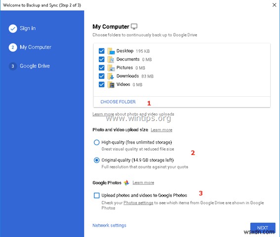 구글 백업 및 동기화(Backup and Sync)로 Google 드라이브에 파일 자동 백업하는 방법