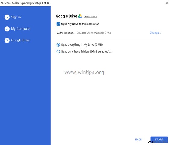 구글 백업 및 동기화(Backup and Sync)로 Google 드라이브에 파일 자동 백업하는 방법
