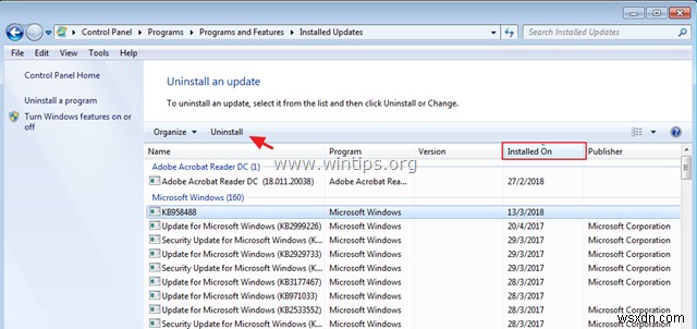 Windows 10/8/7에서 업데이트 제거하는 방법 (단계별 가이드)