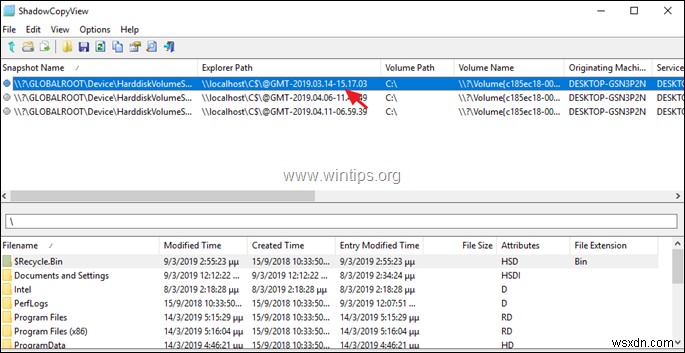 [해결] Windows 10에서 시스템 보호가 켜져 있는데도  사용할 수 있는 이전 버전이 없습니다  오류가 발생하는 경우