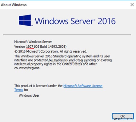 Windows Server 2016에서 Windows Defender 기능 설치 실패(0x800f081f) 오류 해결 방법