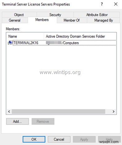 이벤트 ID 4105 해결 방법: 원격 데스크톱 라이선스 서버가 Active Directory 사용자의 라이선스 속성을 업데이트하지 못하는 문제 (Server 2008/2012/2016)