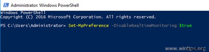 Windows Server 2016에서 Windows Defender 바이러스 백신 비활성화 및 제거하는 방법