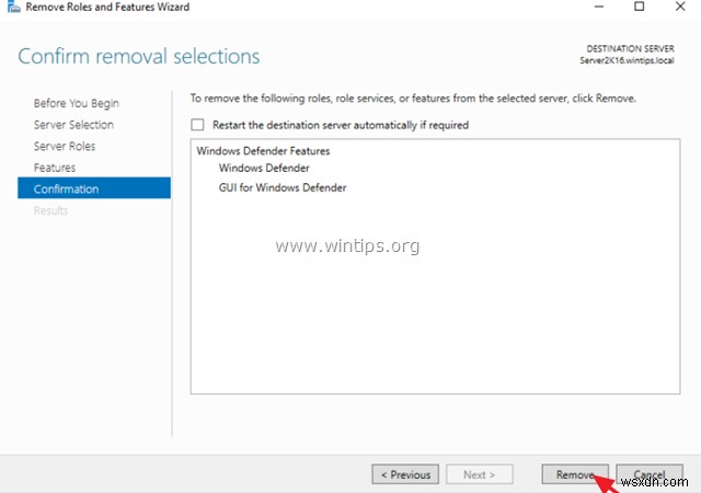 Windows Server 2016에서 Windows Defender 바이러스 백신 비활성화 및 제거하는 방법