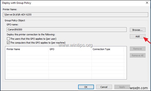 Windows Server 2016 그룹 정책(GPO)으로 네트워크(TCP/IP) 프린터 일괄 배포하는 방법