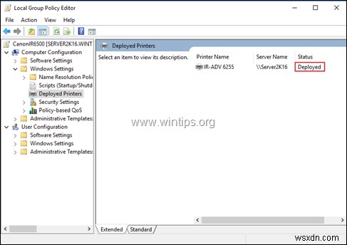 Windows Server 2016 그룹 정책(GPO)으로 네트워크(TCP/IP) 프린터 일괄 배포하는 방법