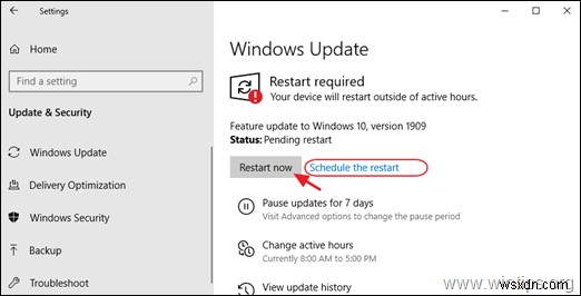 Windows 10 버전 1909(2019년 11월 업데이트) 다운로드 및 설치하는 방법