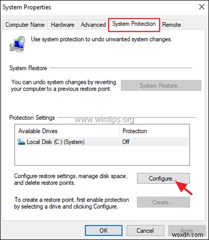 Windows 10에서 시스템 복원 지점을 자동으로 생성하는 방법