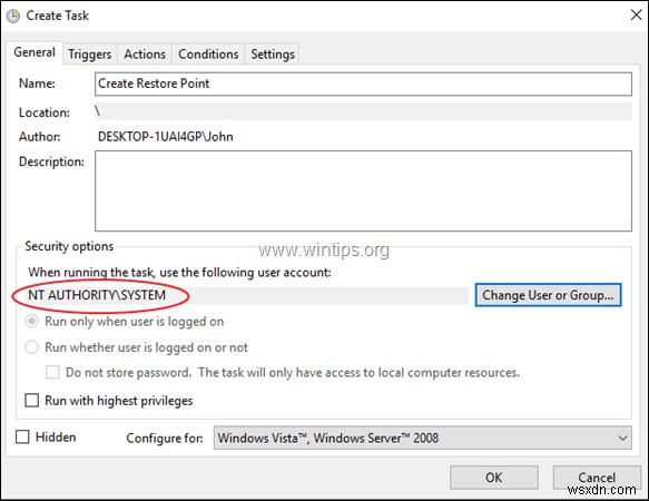 Windows 10에서 시스템 복원 지점을 자동으로 생성하는 방법