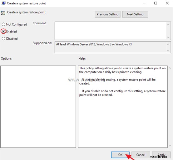 Windows 10에서 시스템 복원 지점을 자동으로 생성하는 방법