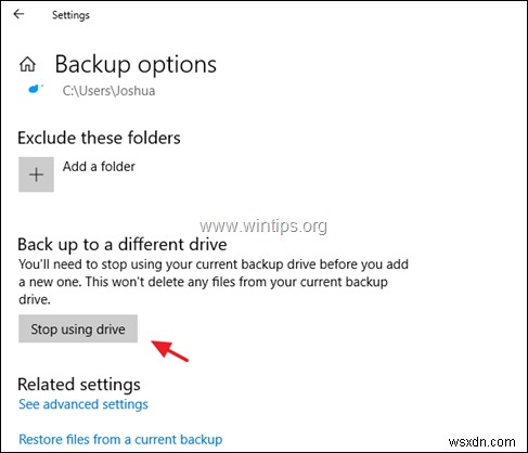 [Windows 10]  드라이브를 다시 연결하세요 – 파일 기록 드라이브 연결 끊김  오류 해결 방법