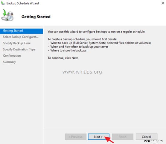 Windows Server 백업으로 Windows Server 2016/2012 Active Directory 전체 백업하는 방법