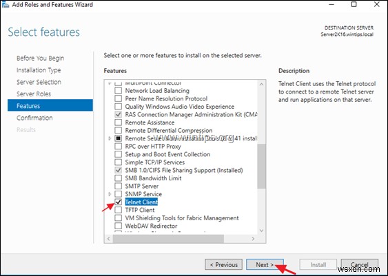 Windows Server 2012/2016/2019에서 텔넷(Telnet) 클라이언트를 활성화하는 3가지 방법