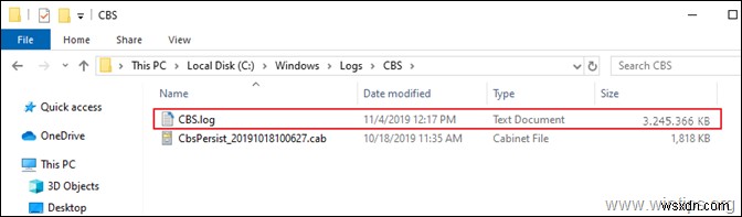 Windows 10에서 CBS.log로 인한 디스크 사용량 급증 문제 해결 방법