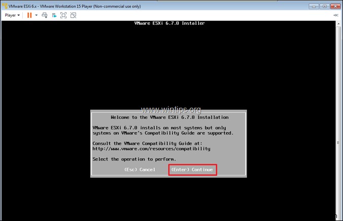VMware Workstation 15에 vSphere ESXi 6.7 설치하는 방법 (단계별 완벽 가이드)
