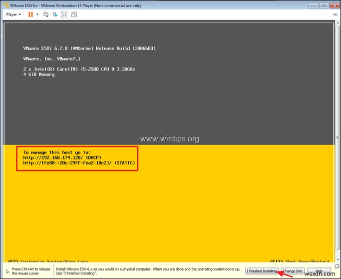 VMware Workstation 15에 vSphere ESXi 6.7 설치하는 방법 (단계별 완벽 가이드)