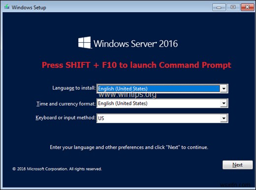 Windows Server 2016/2019 부팅 실패 시 F8 키(고급 부팅 옵션) 활성화 방법