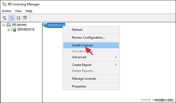 Windows Server 2016/2019 원격 데스크톱 라이선스 서버에 RDS CAL 설치하는 방법