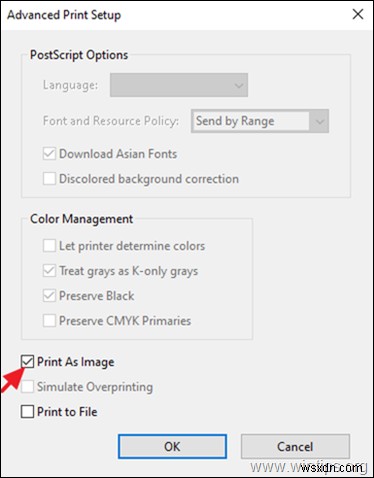[해결] Windows 10 2004에서 Acrobat Reader로 PDF 파일이 인쇄되지 않을 때