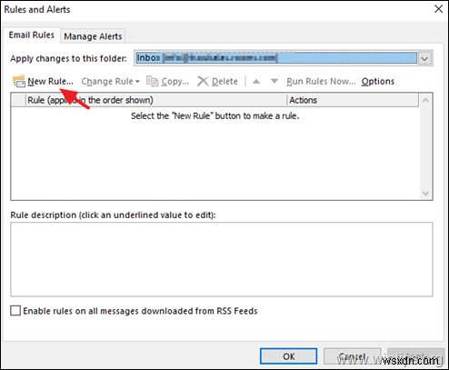 Outlook 2016/2019에서 IMAP 계정의 보낸 메일 저장 위치 변경하는 방법