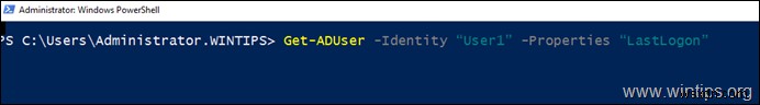 Active Directory 사용자의 마지막 로그인 시간 확인 방법 (Server 2016/2012)