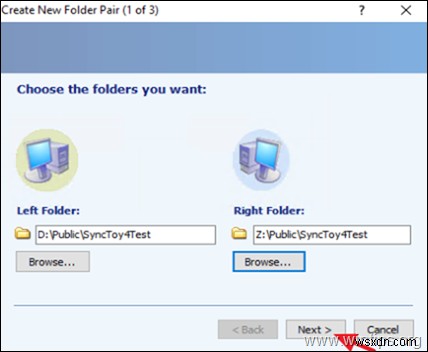 SyncToy로 로컬 파일 공유 폴더를 SharePoint Online과 동기화하는 방법