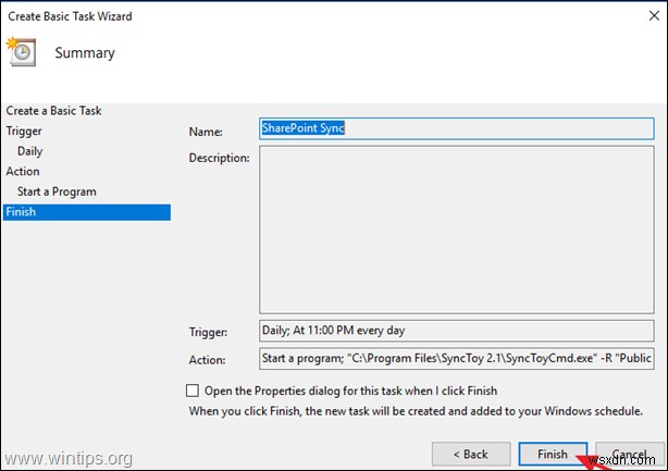 SyncToy로 로컬 파일 공유 폴더를 SharePoint Online과 동기화하는 방법