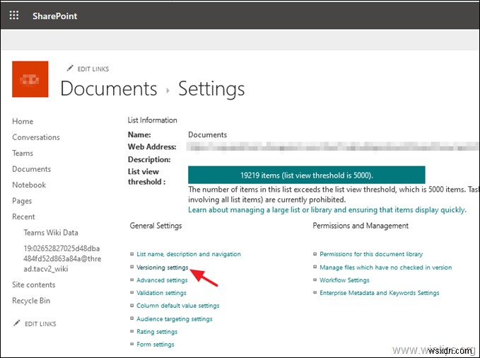 SharePoint  저장 공간 부족  오류 해결 방법 – 이 사이트의 저장 공간이 거의 가득 찼습니다
