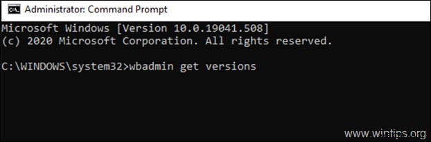 Windows Server 2016/2012에서 백업 삭제하는 방법 (wbadmin 명령어)