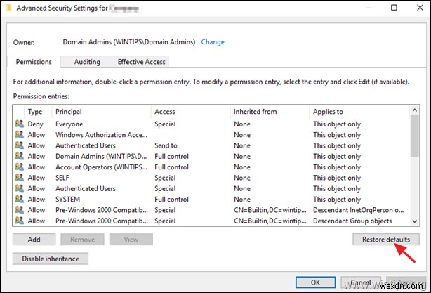 [해결] Active Directory  개체가 실수로 삭제되지 않도록 보호됨  OU 삭제 권한 오류 수정 방법