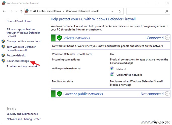 Windows 10 방화벽에서 프로그램 연결 차단하는 방법
