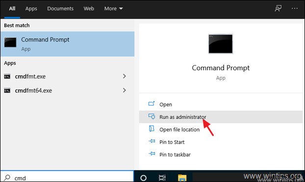 Windows 10에서 명령 프롬프트(CMD)를 관리자 권한으로 실행하는 5가지 방법