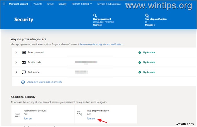 Outlook 데스크톱 앱에서 2단계 인증(2FA)으로 Outlook.com 계정 설정하는 완벽 가이드